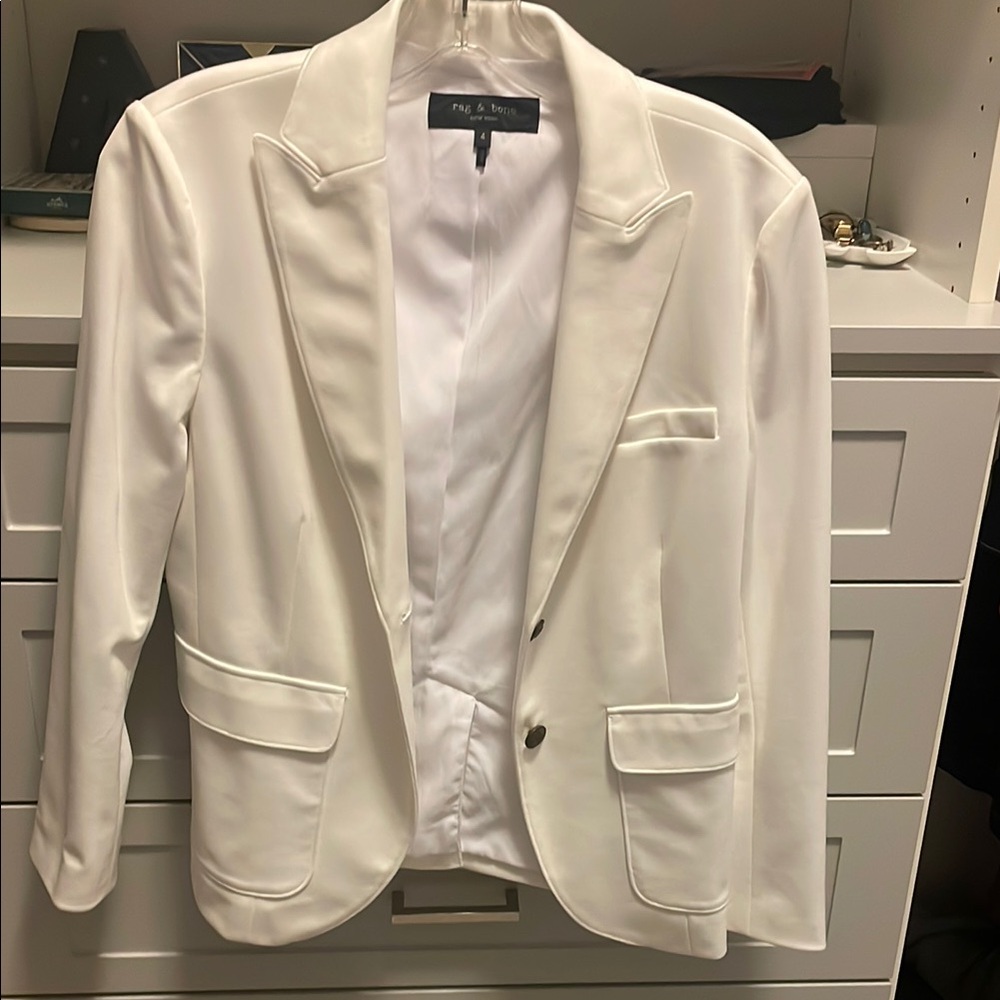 NWOT Rag & Bone White Blazer